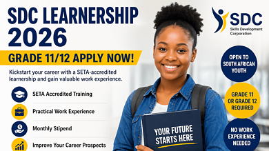 SDC learnership 2026